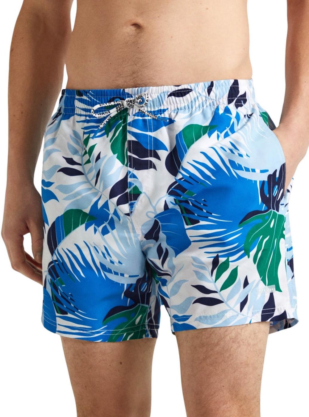 Roupa de banho Pepe Jeans Leaf Azul Para Homem