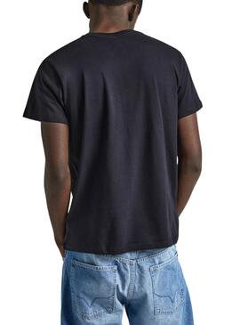 Camiseta Pepe Jeans Eggo Preto para Homem