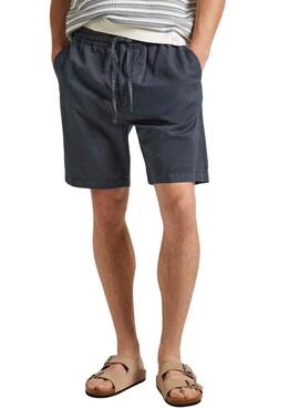 Shorts Pepe Jeans Linen Azul Marino para Homem