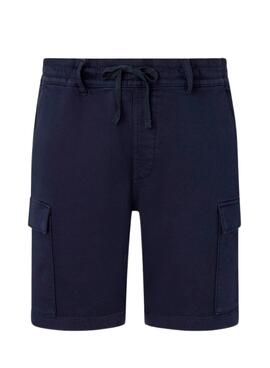 Shorts Pepe Jeans Cargo Azul Marino para Homem