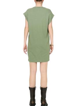 Vestido Only Lucy verde para mulher.