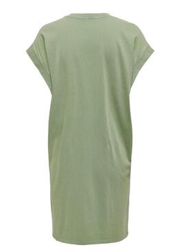 Vestido Only Lucy verde para mulher.