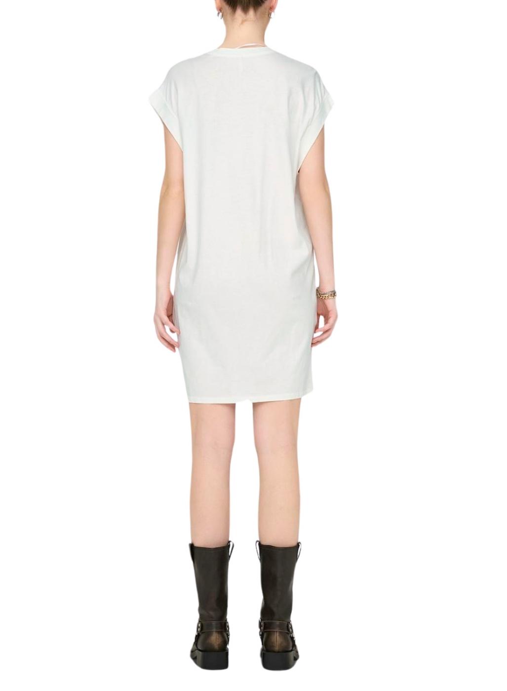 Vestido Branco Only Lucy para mulher.