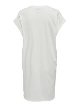 Vestido Branco Only Lucy para mulher.