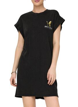 Vestido Only Lucy preto para mulher