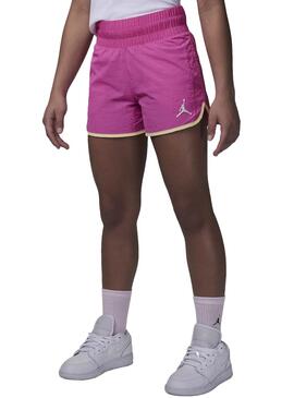 Short Jordan SKA Limonada rosa para menina.