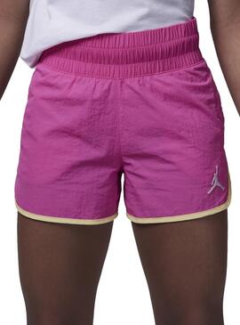 Short Jordan SKA Limonada rosa para menina.