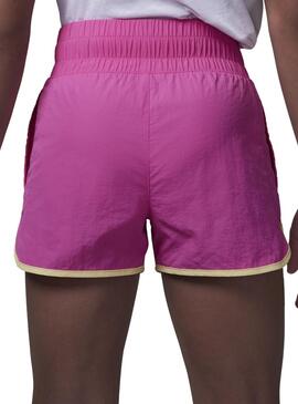 Short Jordan SKA Limonada rosa para menina.