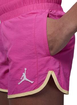 Short Jordan SKA Limonada rosa para menina.