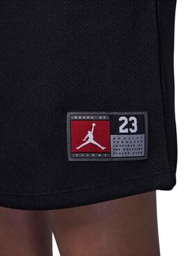 Vestido Jordan 23 preto para menina.