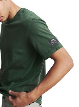 Camiseta Ecoalf Vente Verde Para Homem