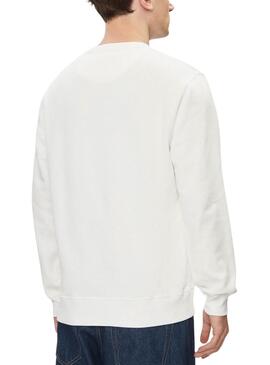 Moletom Pepe Jeans Ruwan Branco Para Homem