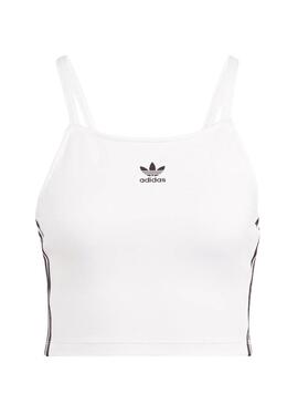 Top Adidas Adicolor Branco para Mulher.