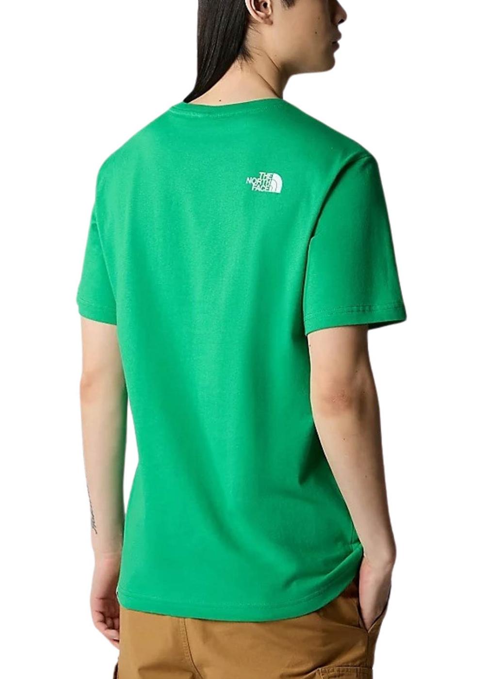 Camiseta The North Face Berkeley Verde para Homem