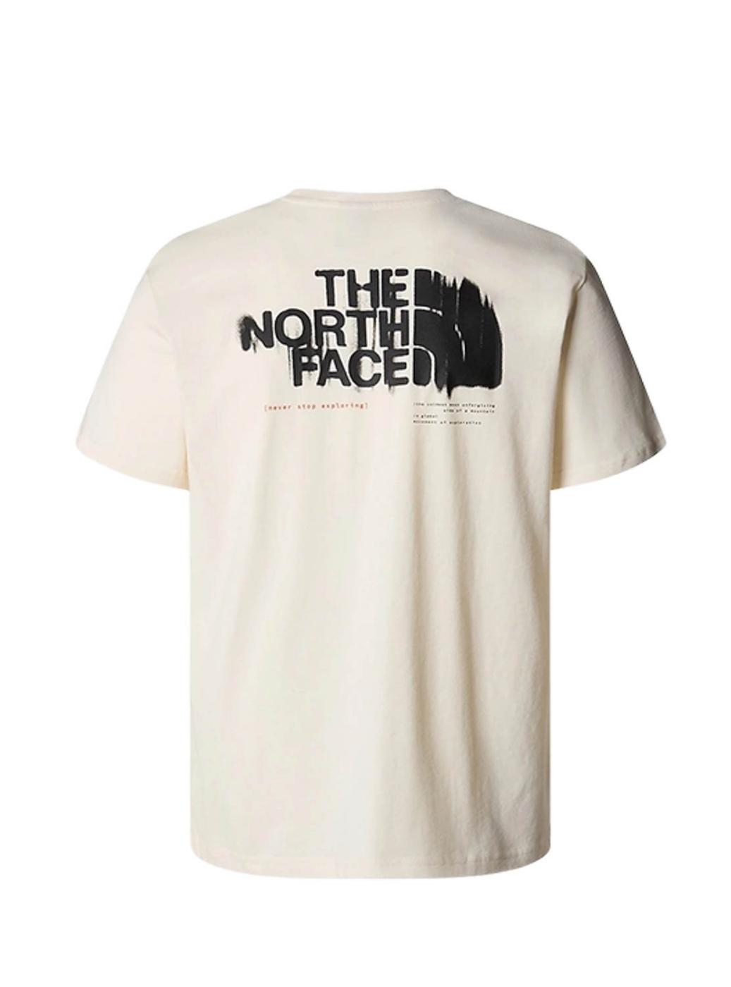 Camiseta The North Face Graphic Branco Para Homem