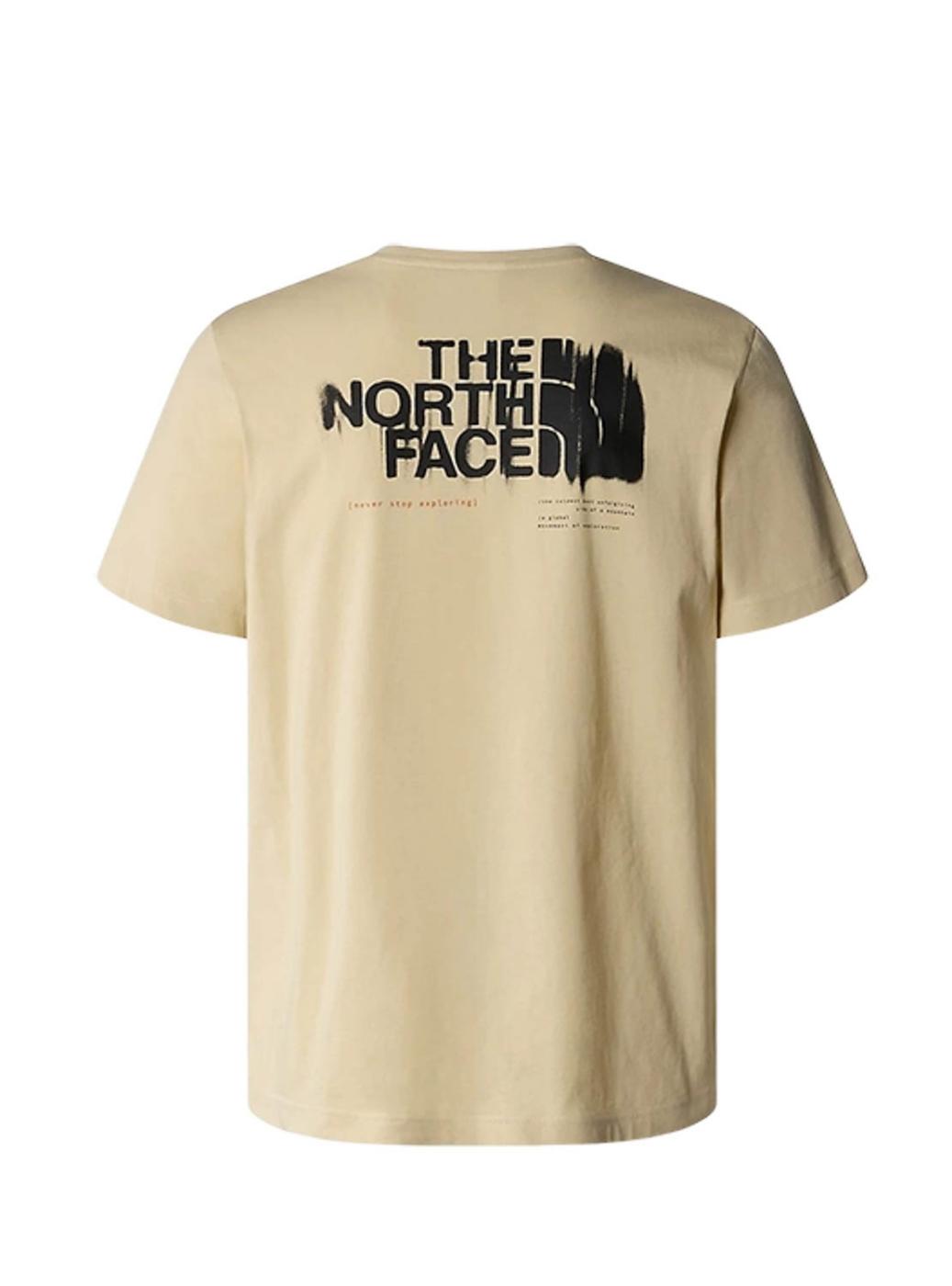 Camiseta The North Face Graphic Bege para Homem