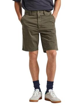 Shorts  Pepe Jeans Regular Verde Para Hombre