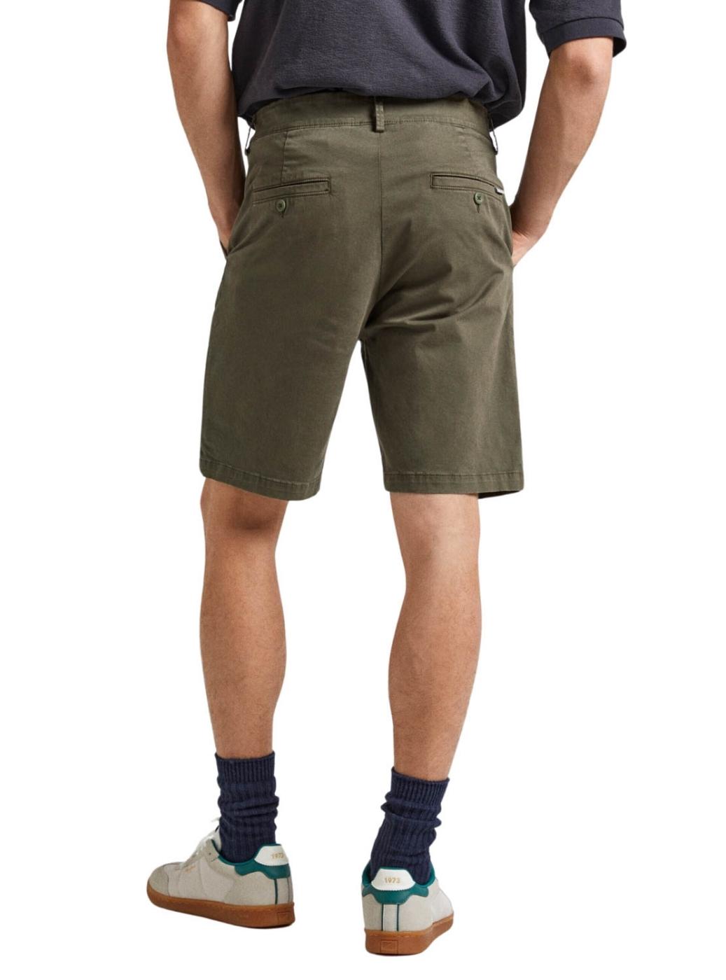 Shorts  Pepe Jeans Regular Verde Para Hombre