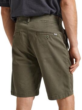 Shorts  Pepe Jeans Regular Verde Para Hombre