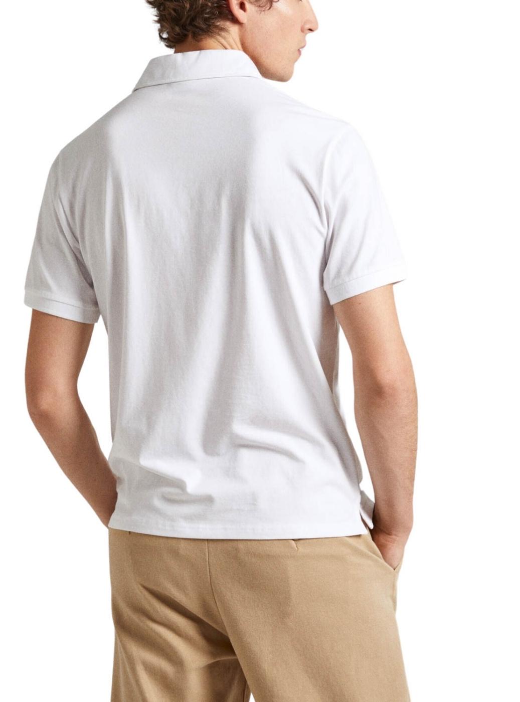 Camisa Polo Pepe Jeans Harper Branco Para Homem