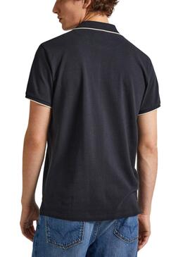 Camisa Polo Pepe Jeans Hans Preta para Homem