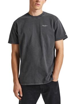 Camiseta Pepe Jeans Jacko Preto Para Homen