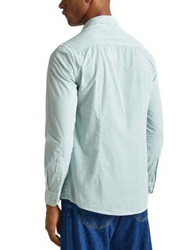 Camisa Pepe Jeans Peach Verde Para Homem