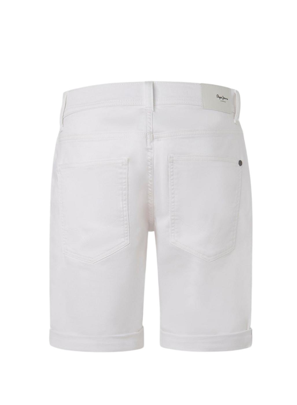 Shorts Pepe Jeans Slim Branco Para Homem