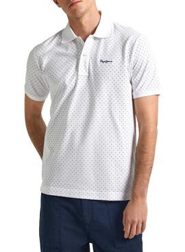 Camisa Polo Pepe Jeans Hunter Branca para Homem