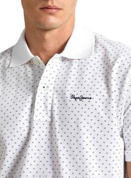 Camisa Polo Pepe Jeans Hunter Branca para Homem