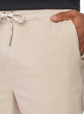 Calça Pepe Jeans Pull On Bege Para Homem