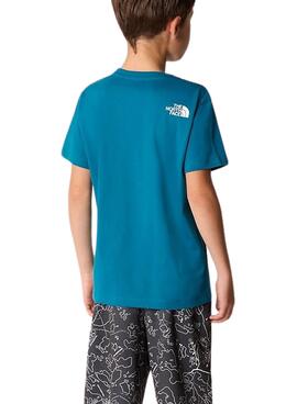 Camisa The North Face Teen Nova Azul para Meninos