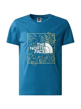 Camisa The North Face Teen Nova Azul para Meninos