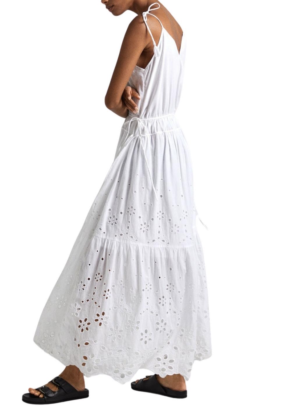 Vestido Pepe Jeans Dusana Branco Para Mulher