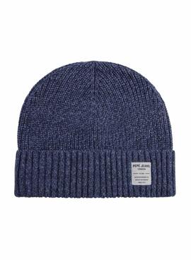 Gorro Pepe Jeans Wesley azul para homem