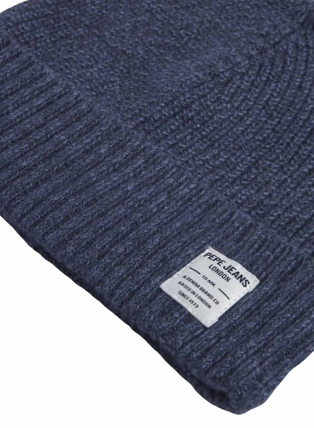 Gorro Pepe Jeans Wesley azul para homem