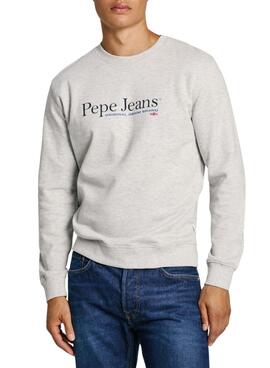 Moletom Pepe Jeans Sean cinza para homem