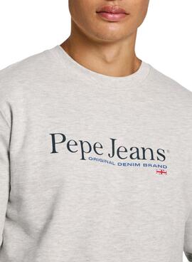 Moletom Pepe Jeans Sean cinza para homem