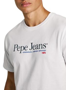 Camiseta Pepe Jeans Albert branca para homem