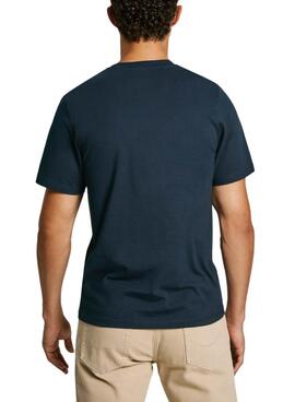 Camiseta Pepe Jeans Albert azul marinho para homem