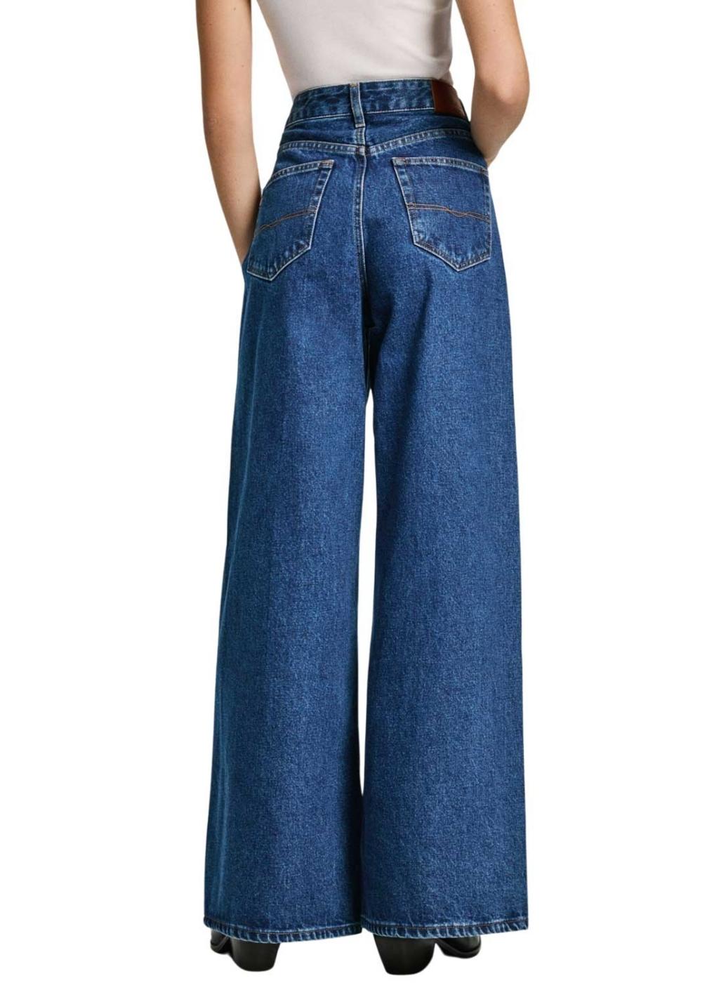 Calça Jeans Pepe Jeans wide leg para mulher