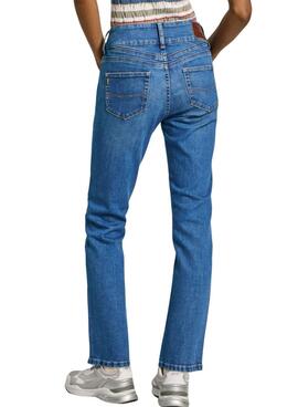 Calças Pepe Jeans slim medium para mulherer