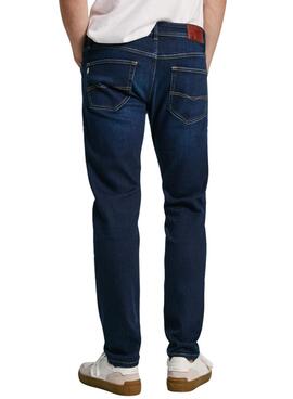 Calça Jeans Pepe Jeans Stanley denim escuro para homem