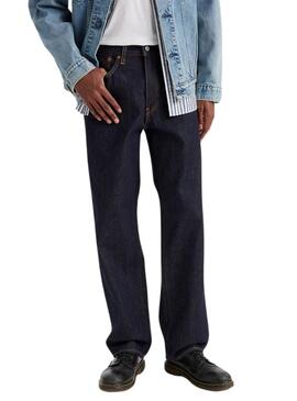 Calça jeans Levis 568 loose dark denim para homem