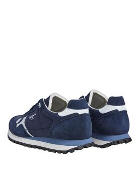 Sapatilhas Pepe Jeans Brit On azul para homem