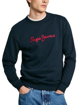 Moletom Pepe Jeans New Joe marinho para homem