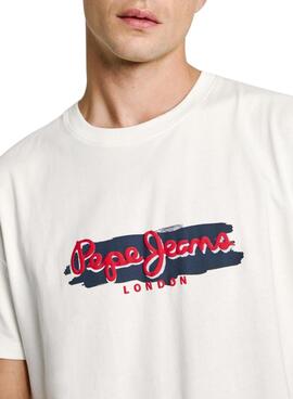 Camiseta Pepe Jeans Ashram branca para homem