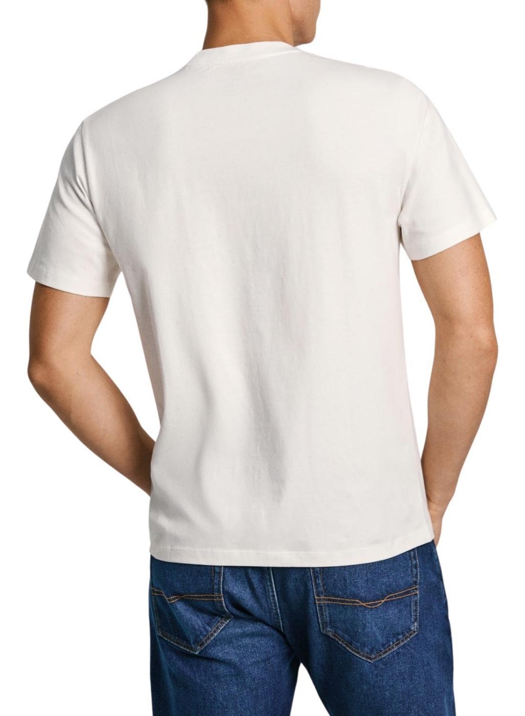 Camiseta Pepe Jeans Axel branco para homem