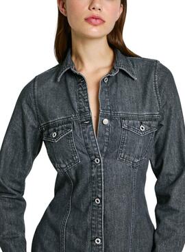 Vestido Pepe Jeans Shirt denim para mulher