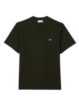 Camiseta Lacoste básica verde para homem